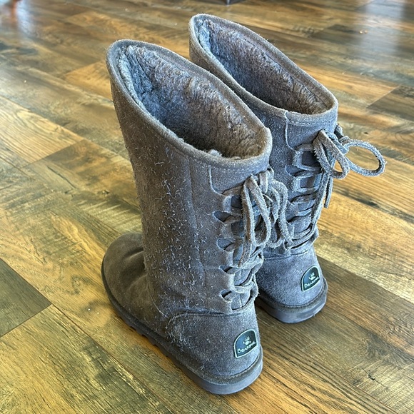 Bearpaw Phylly Gray Suede Snowboots - Picture 6 of 6